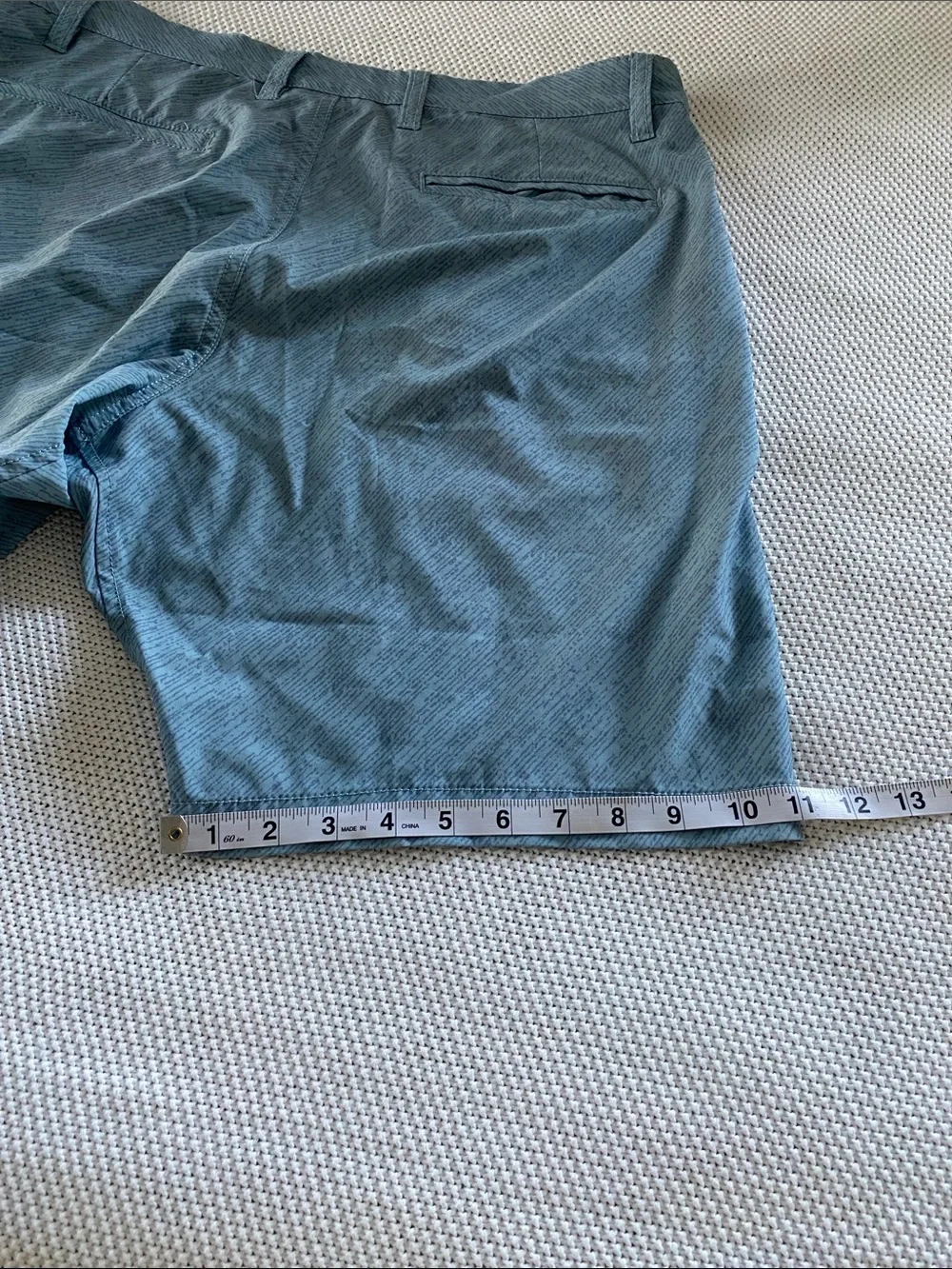 VTG 1946 Men’s Coastal Performance Stretch Shorts Blue Size 36 Resort Golf